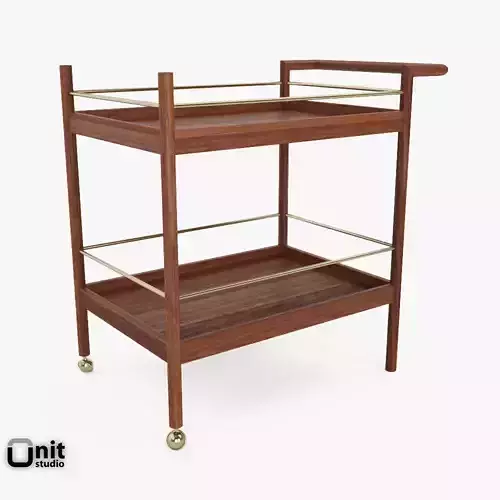 Mid-Century Bar Cart by West Elm