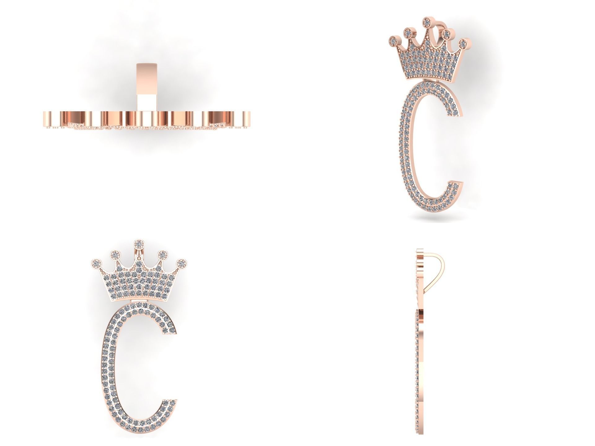 pendant akr 5 3D print model_3