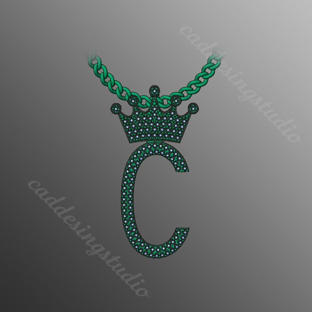 pendant akr 5 3D print model_2