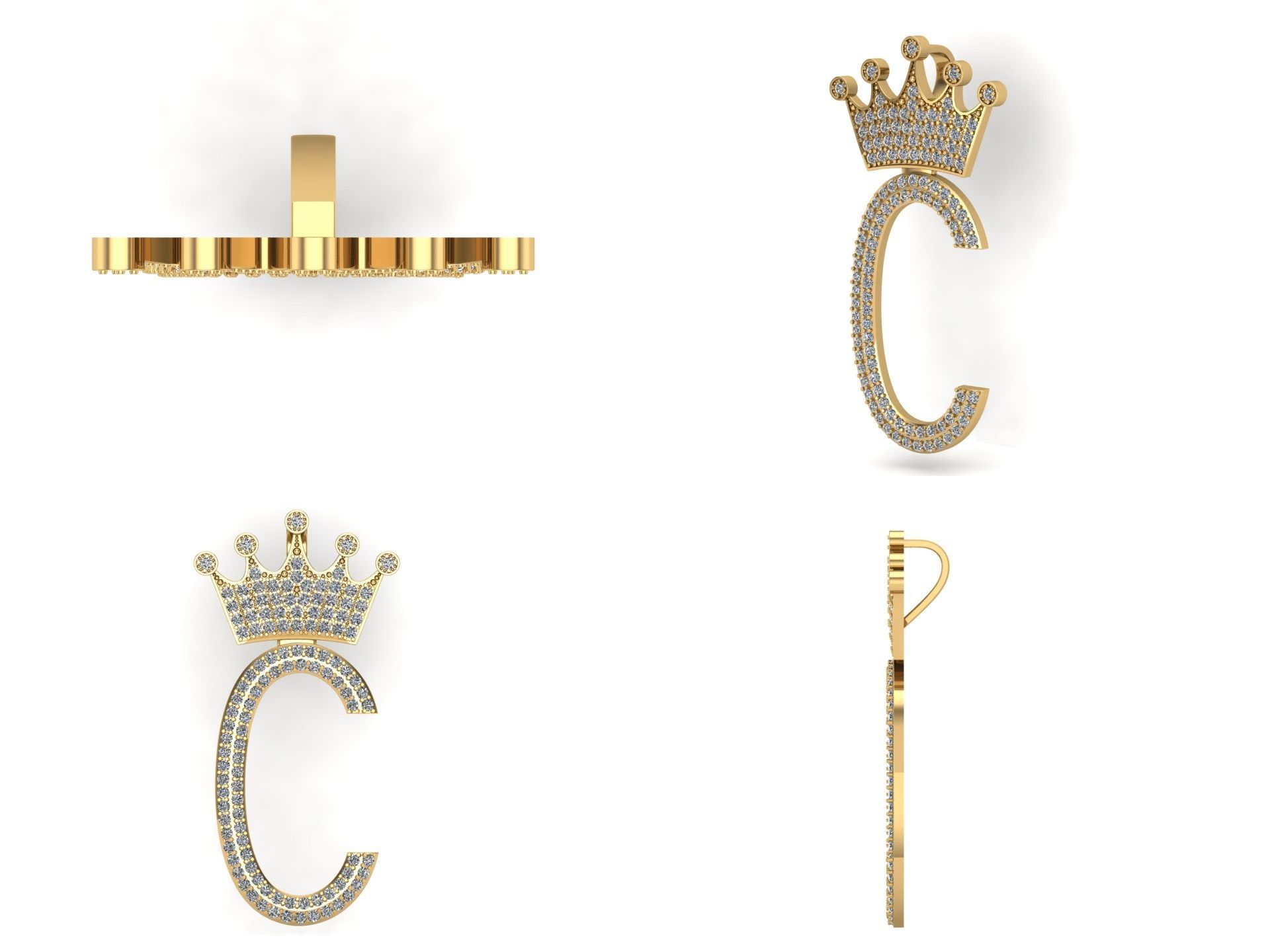 pendant akr 5 3D print model_4