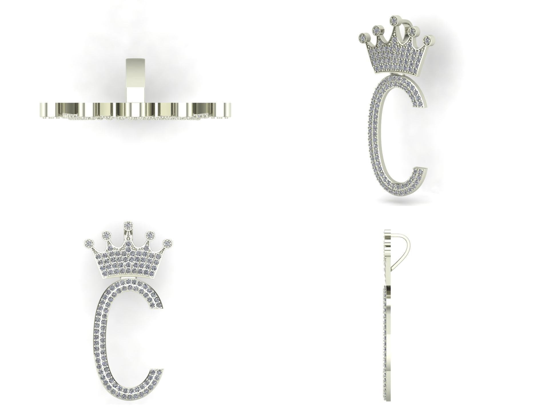 pendant akr 5 3D print model_5