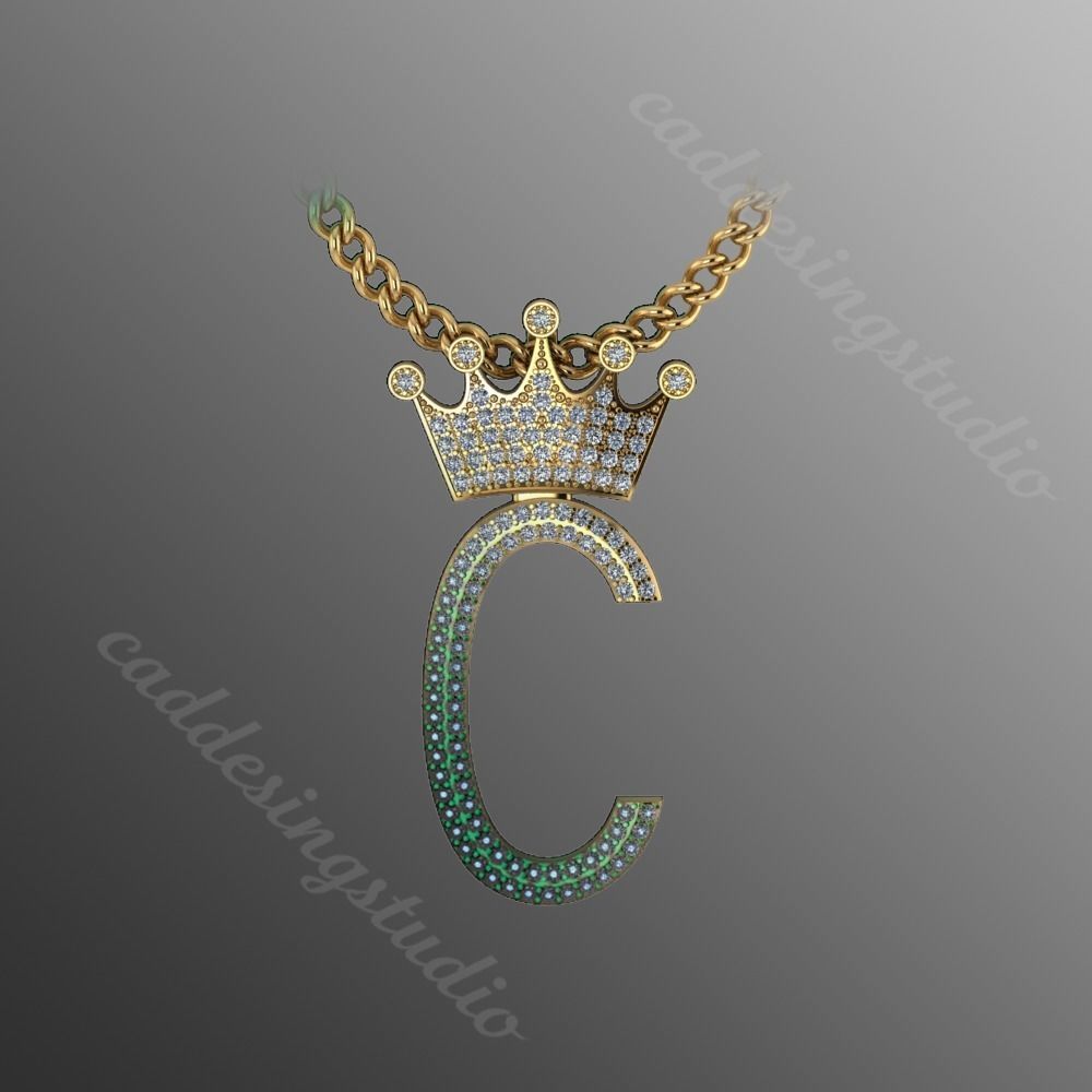 pendant akr 5 3D print model_1