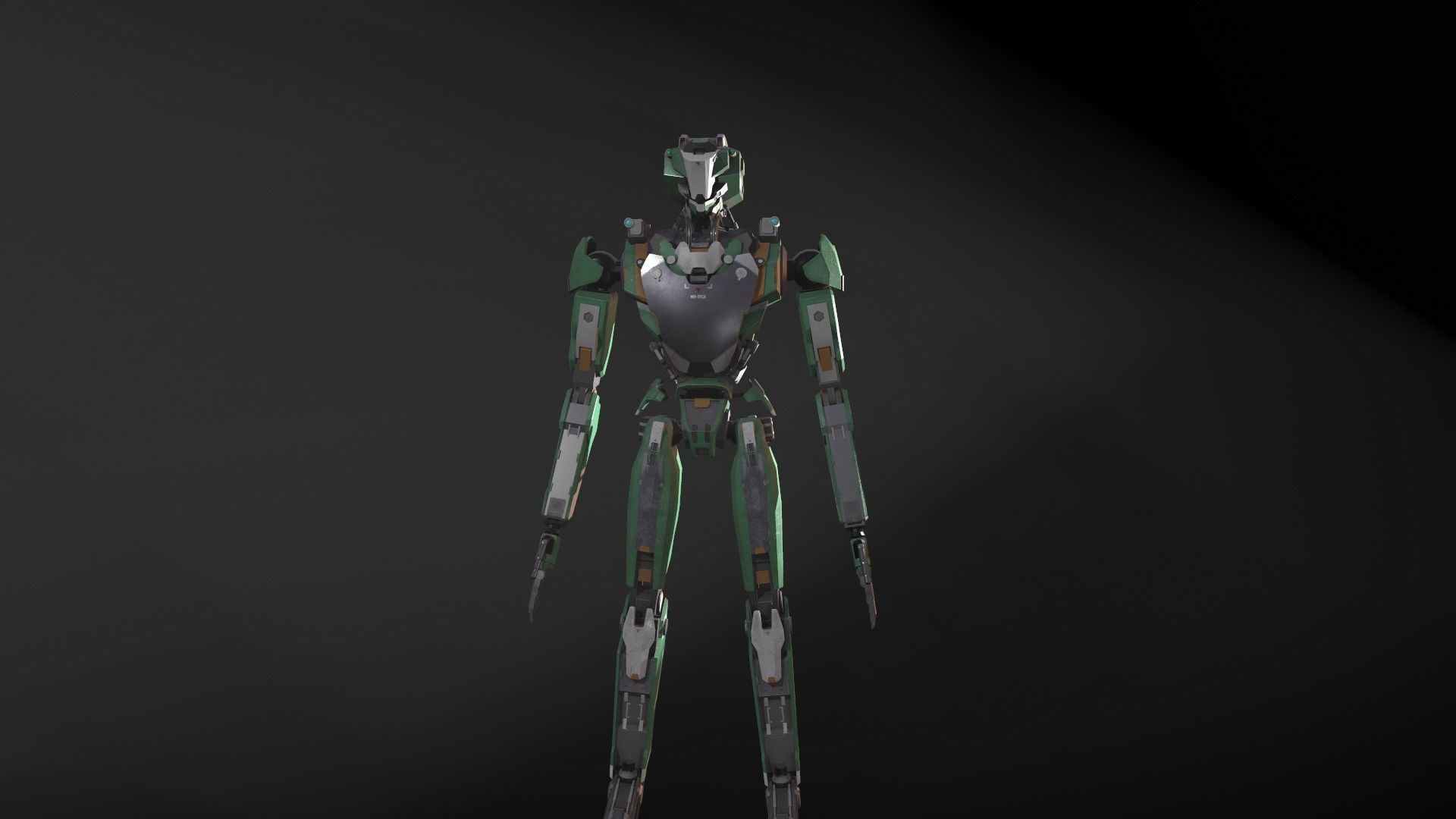 robot Free low-poly 3D model_11