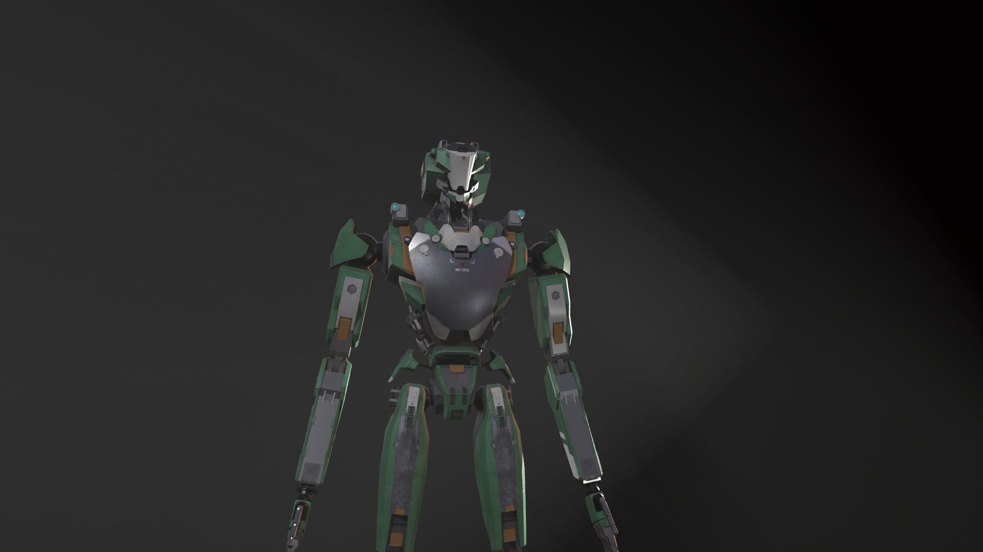 robot Free low-poly 3D model_19