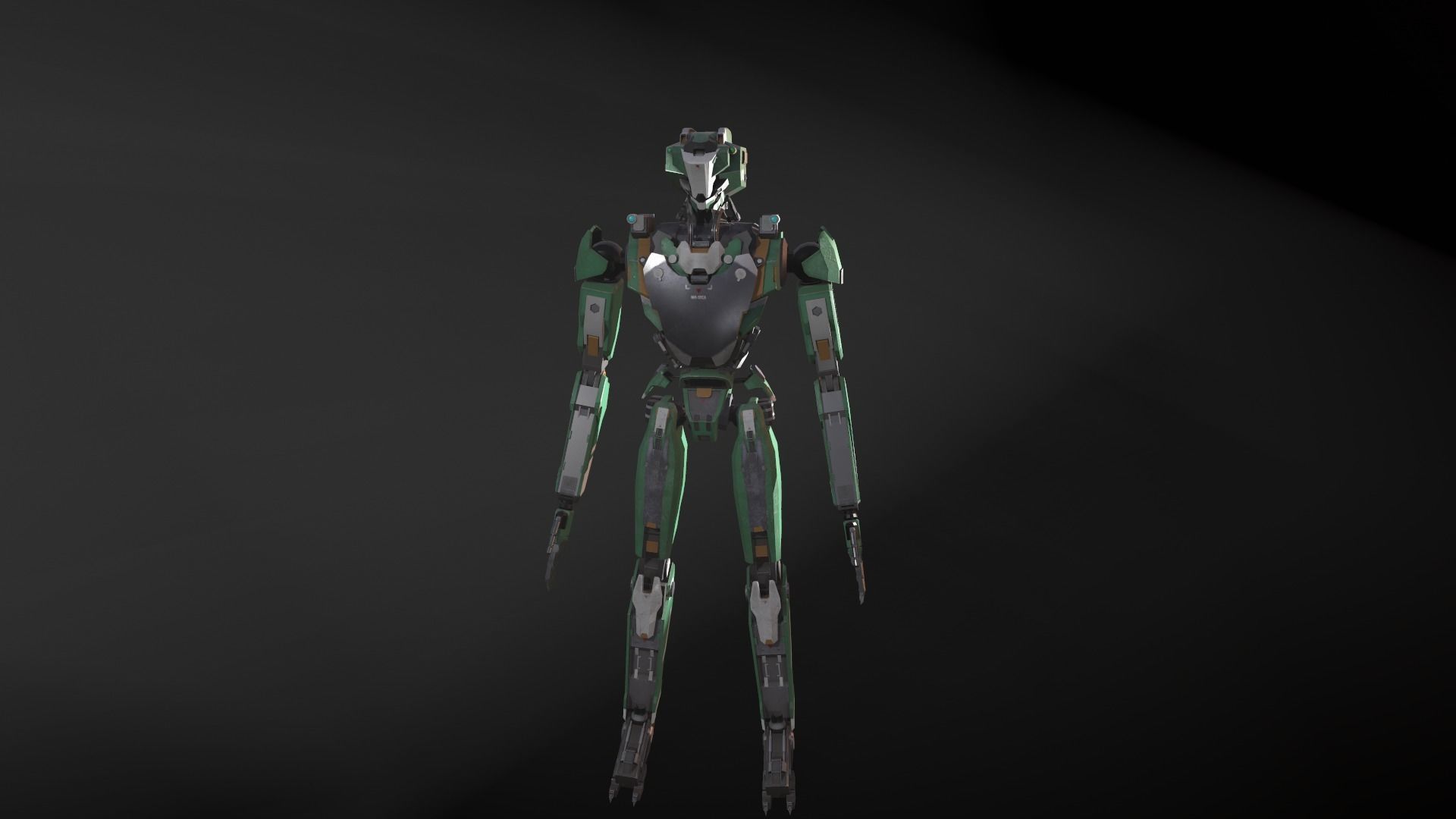 robot Free low-poly 3D model_18