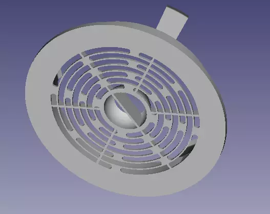 Lueftungsabdeckung Lueftungsanlage 3D print model