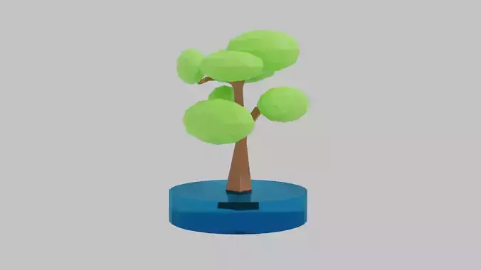 Tree model Low poly by Thailand