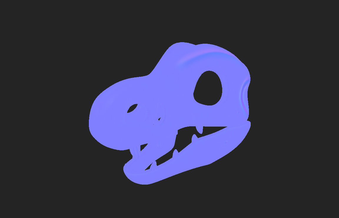 Dinosaur Skull 3D model_14