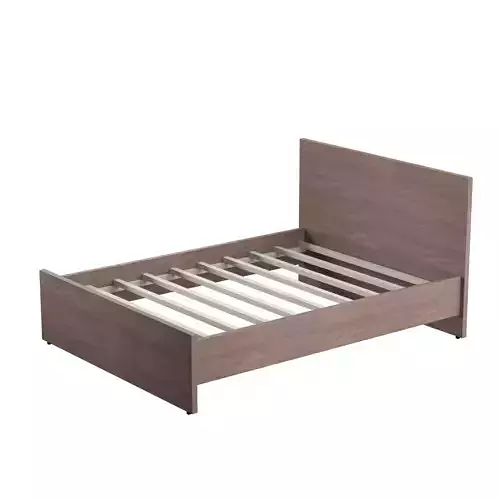 Bedding bed frame with slats