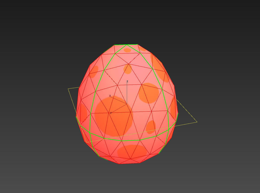 Dinosaur Egg Low-poly 3D model_19