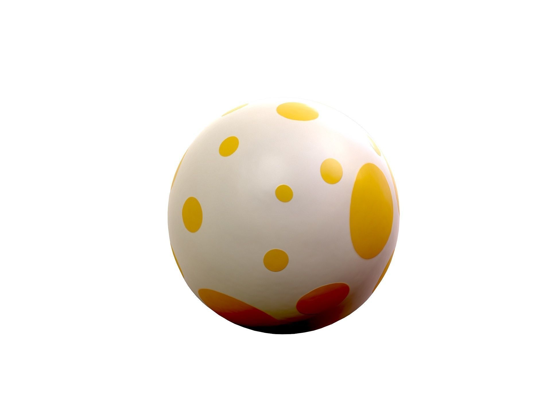 Dinosaur Egg Low-poly 3D model_2