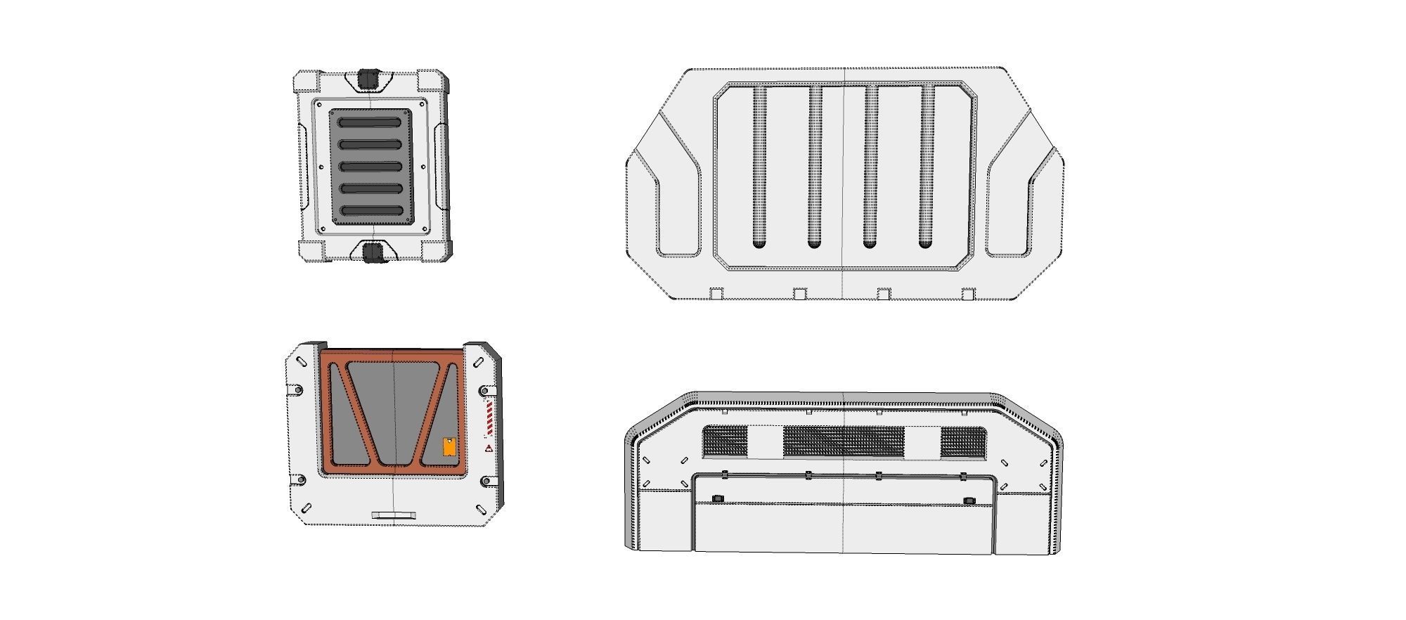 sci-fi Architecture kitbash 12 3D model_25