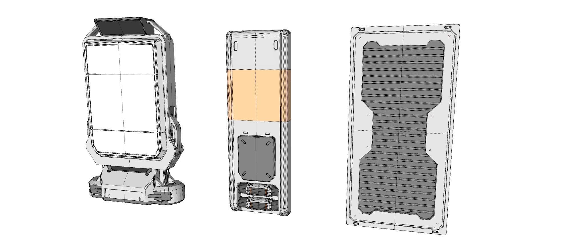 sci-fi Architecture kitbash 12 3D model_18