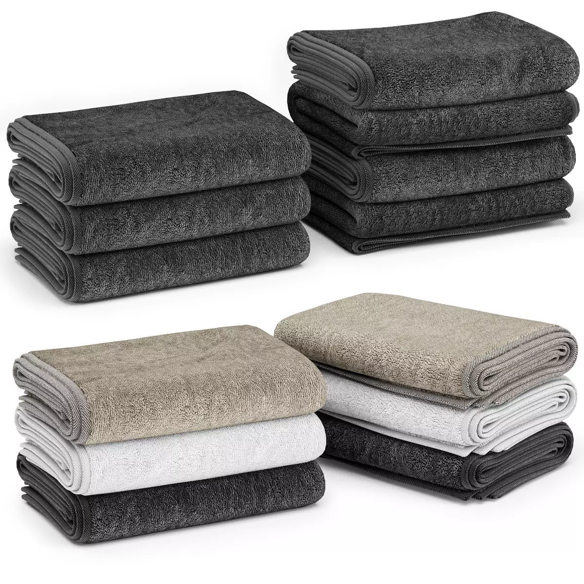 TOWELS 01 3D model
