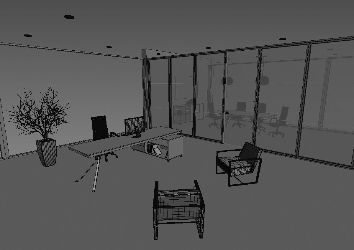 office interior md699 c07 3D model_40
