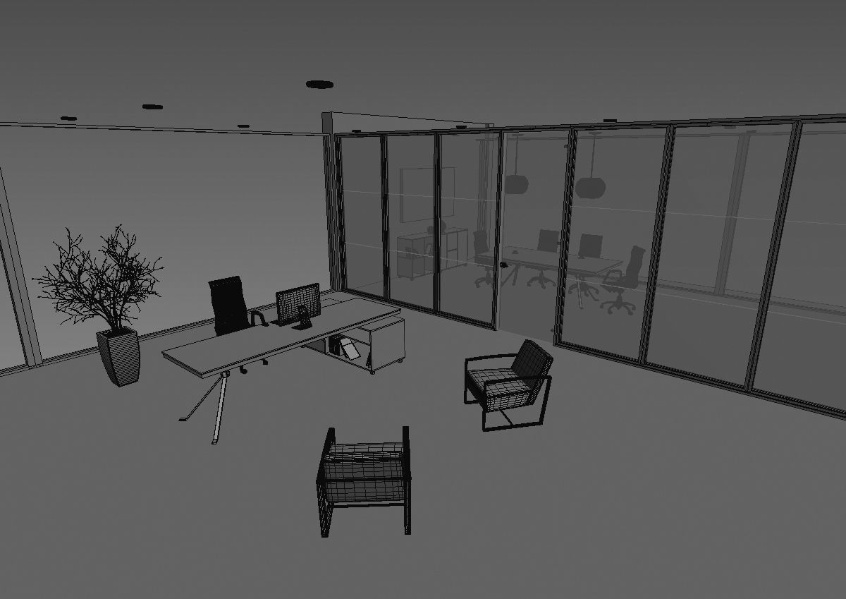 office interior md699 c07 3D model_35
