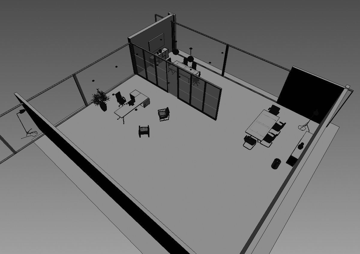 office interior md699 c07 3D model_8