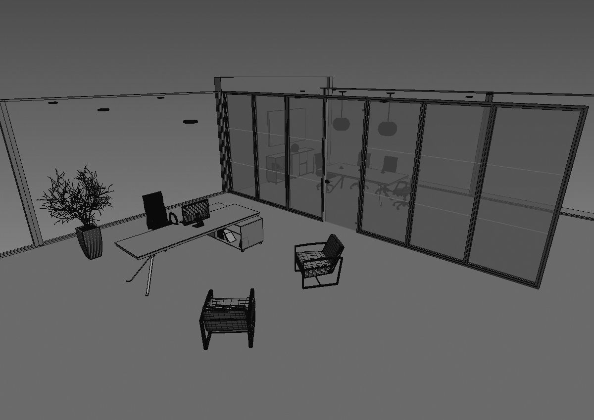 office interior md699 c07 3D model_29