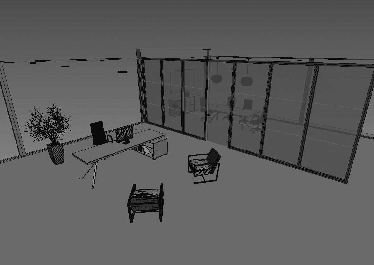 office interior md699 c07 3D model_30