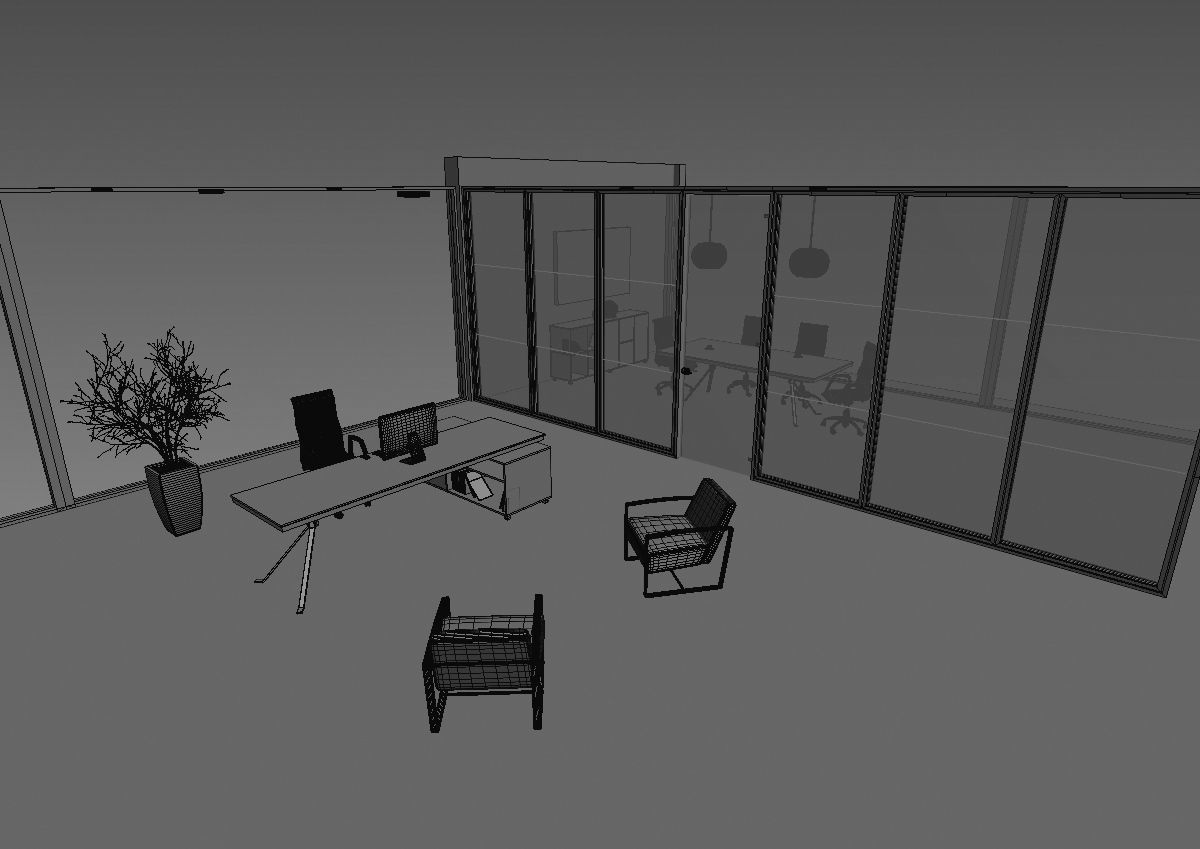 office interior md699 c07 3D model_32