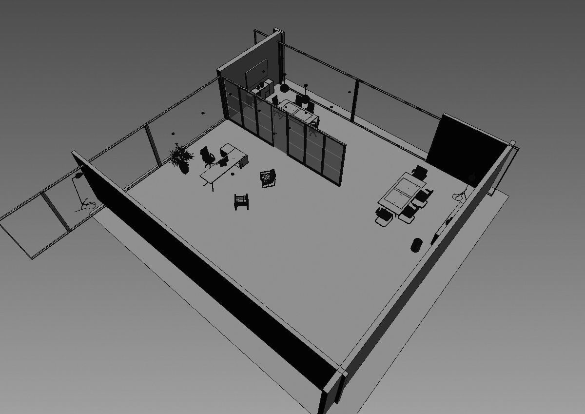 office interior md699 c07 3D model_4