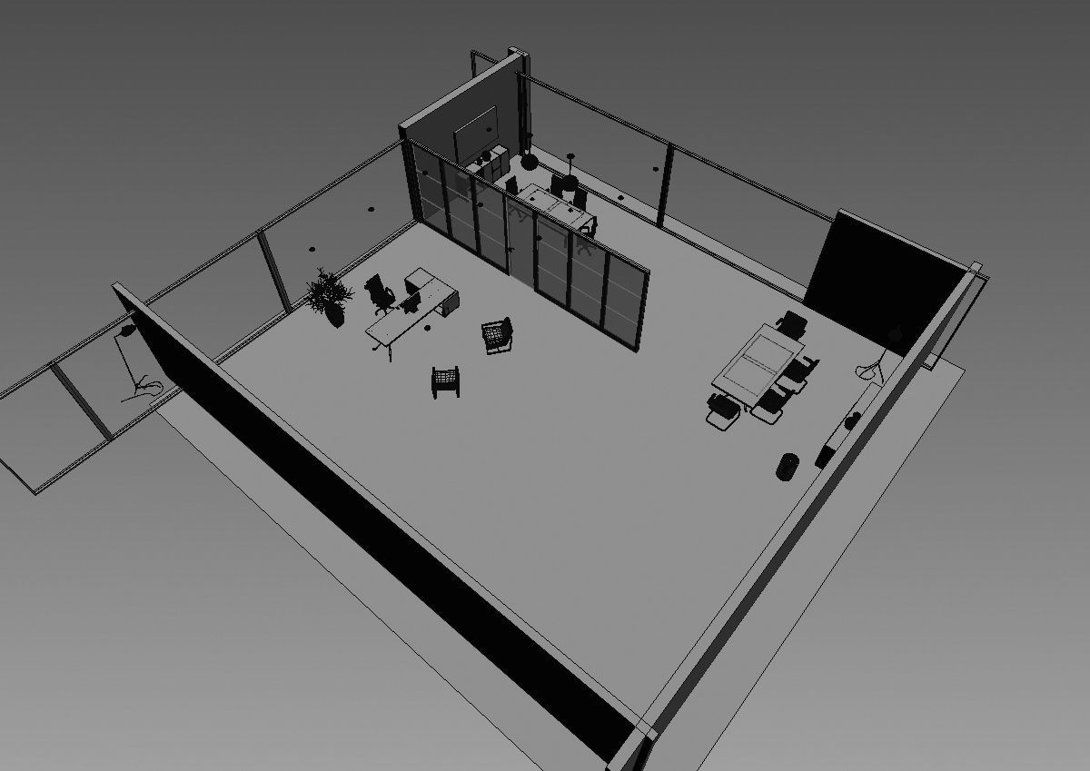 office interior md699 c07 3D model_5