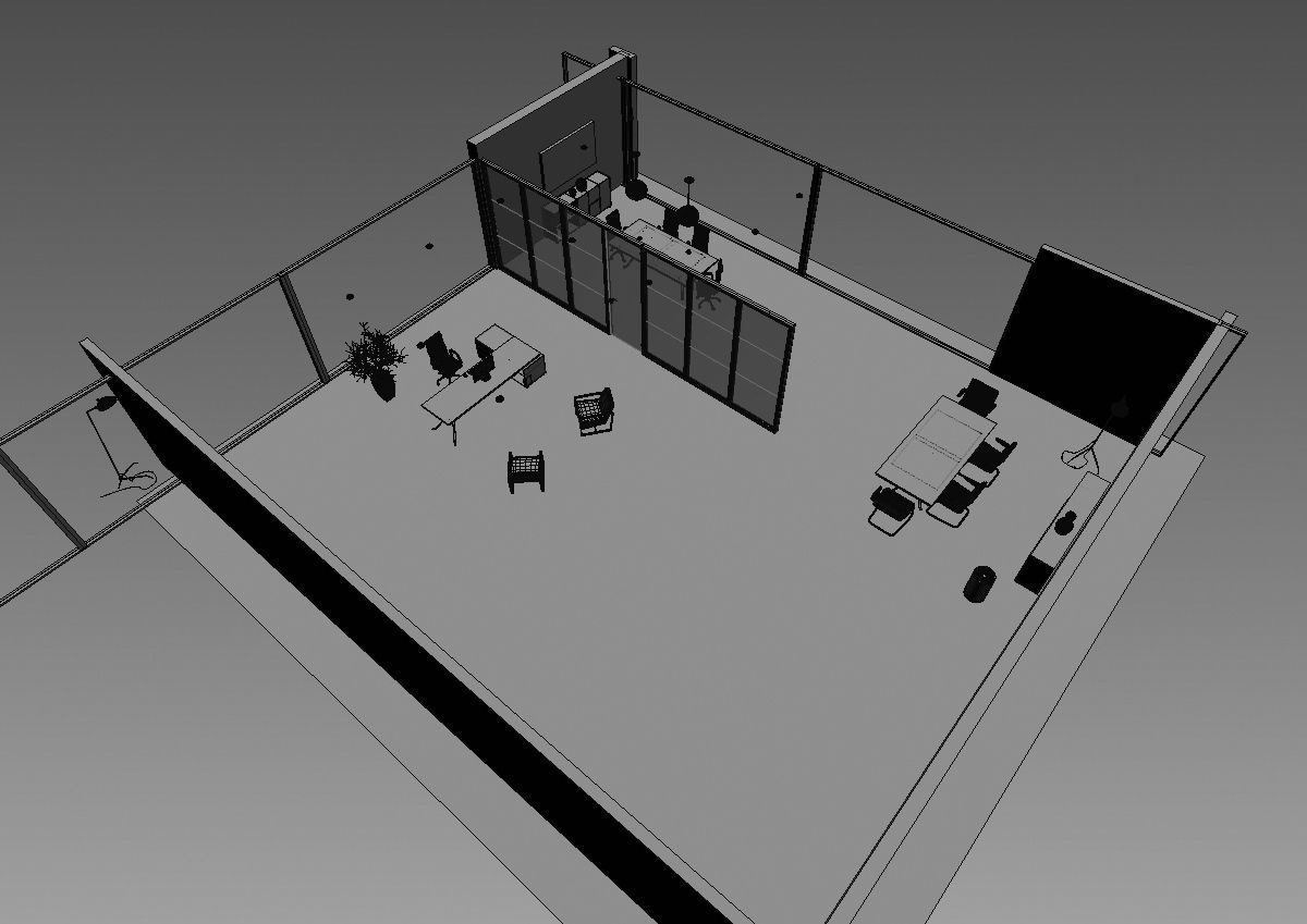 office interior md699 c07 3D model_7