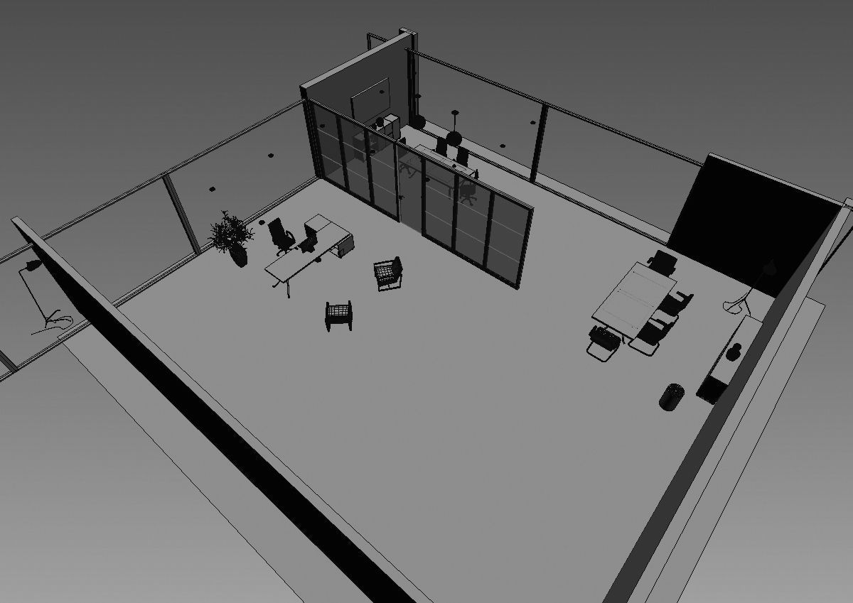 office interior md699 c07 3D model_9