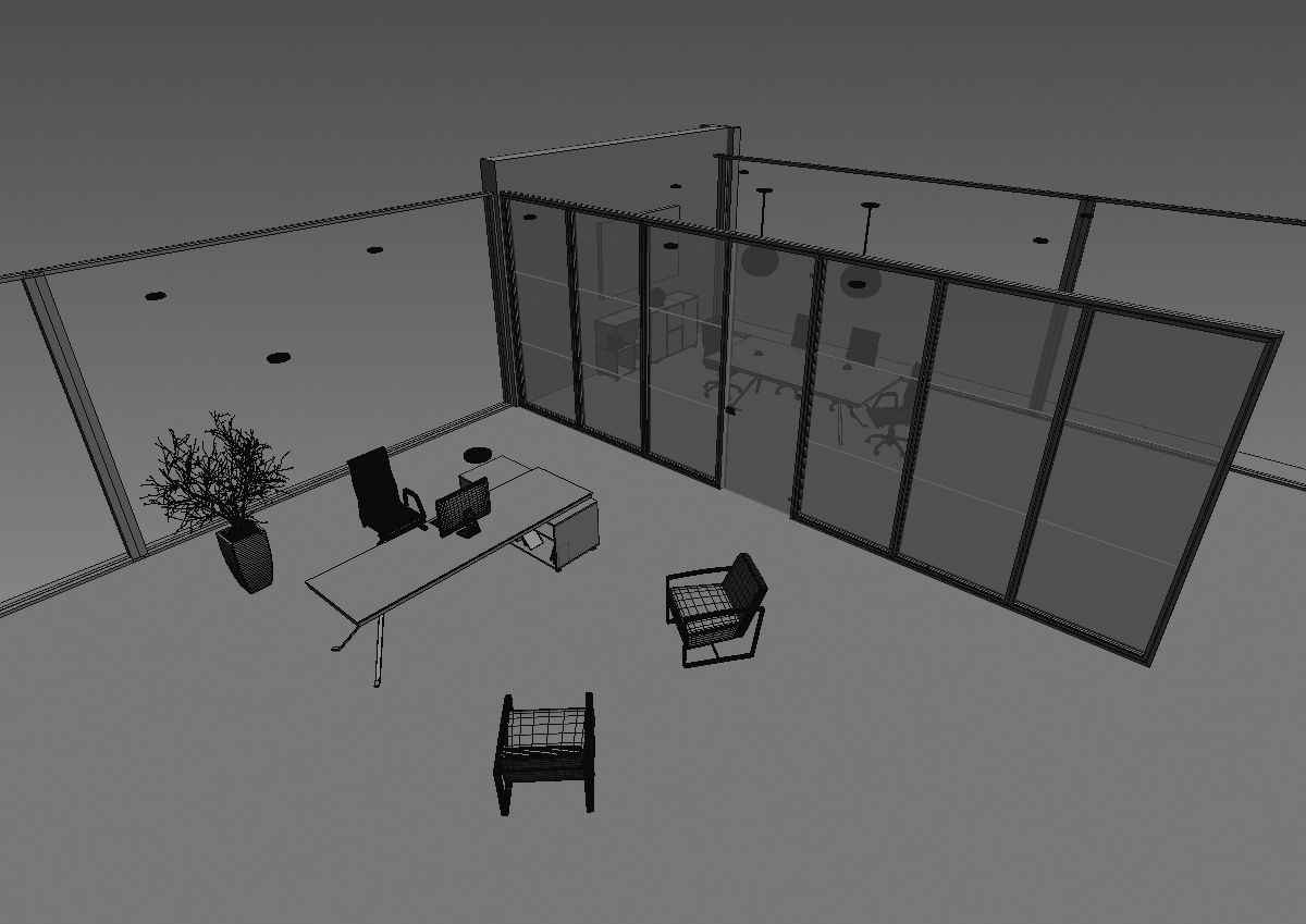 office interior md699 c07 3D model_23