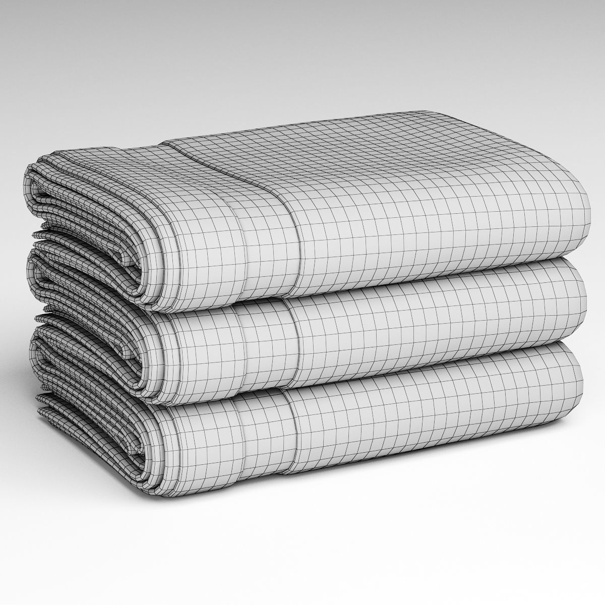 TOWELS 02 3D model_2