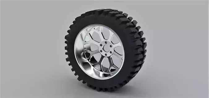 Offroad wheel for lifted trucks