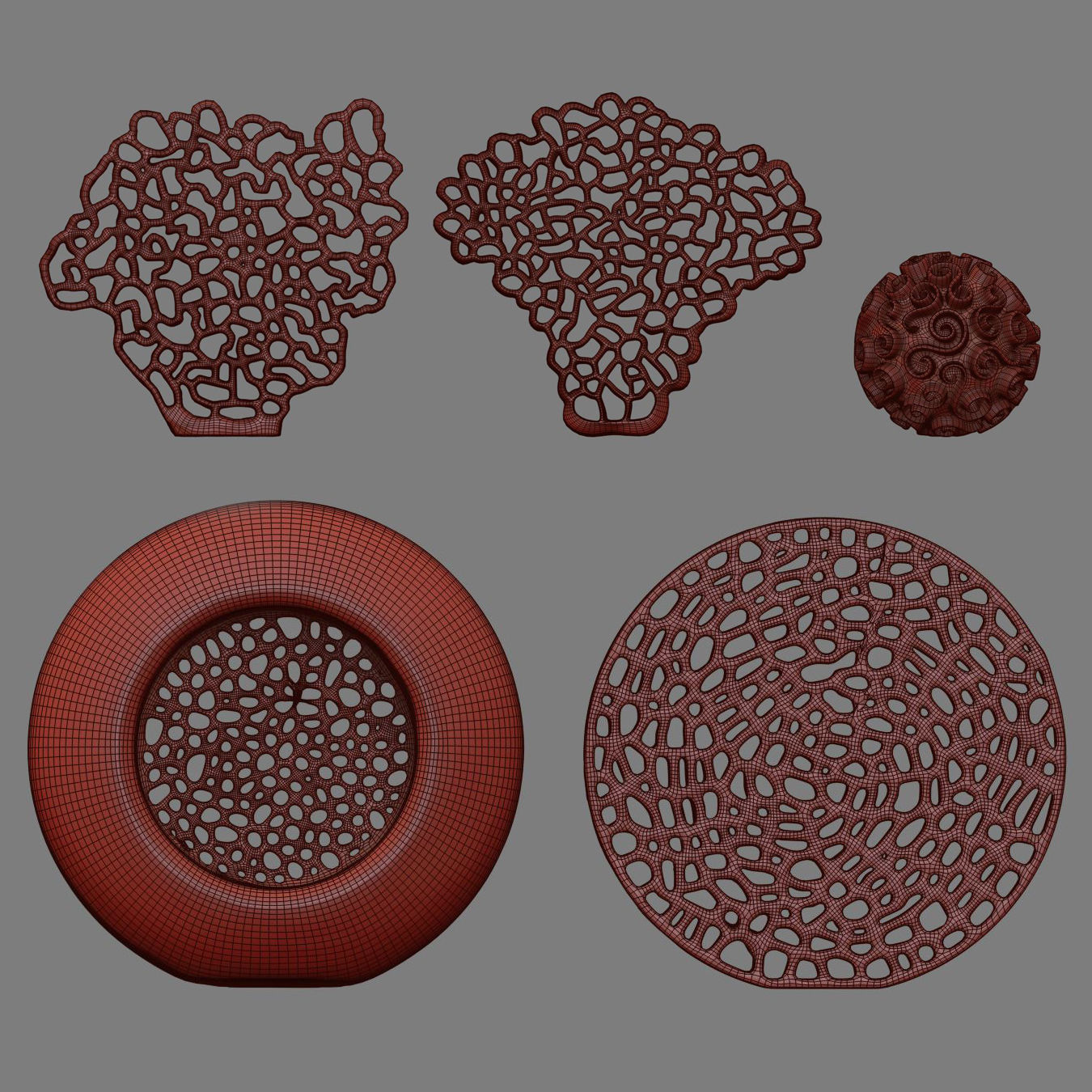 Decor Set 53 3D model_6