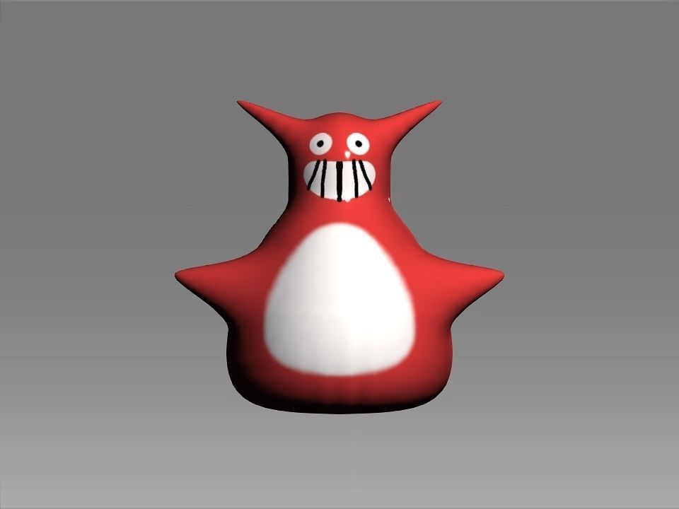 Beast toys decoration Low-poly 3D model_12