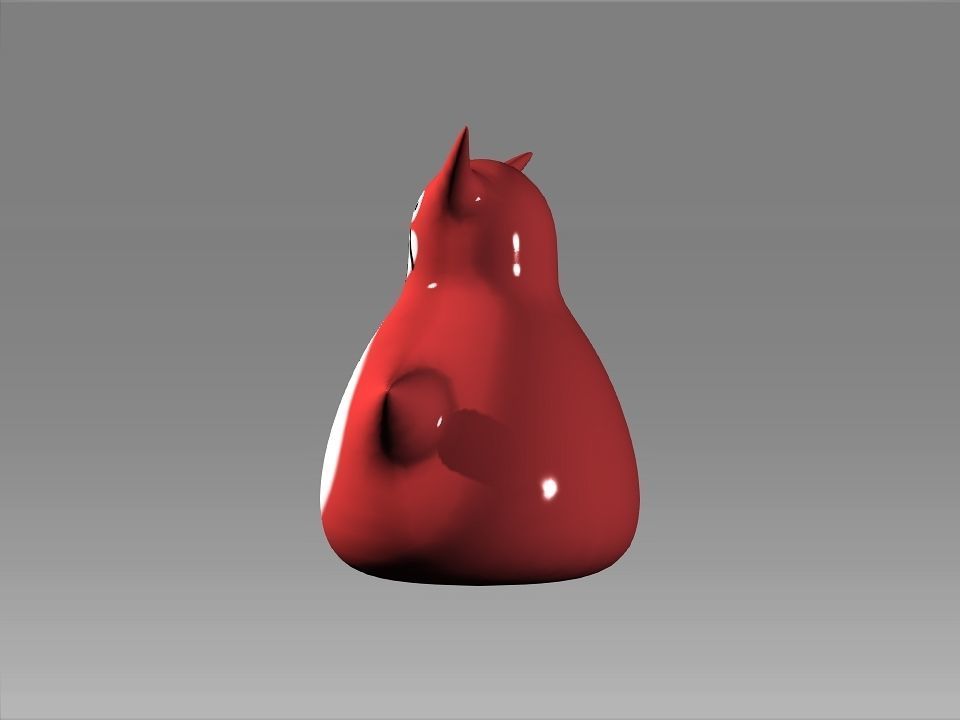 Beast toys decoration Low-poly 3D model_41