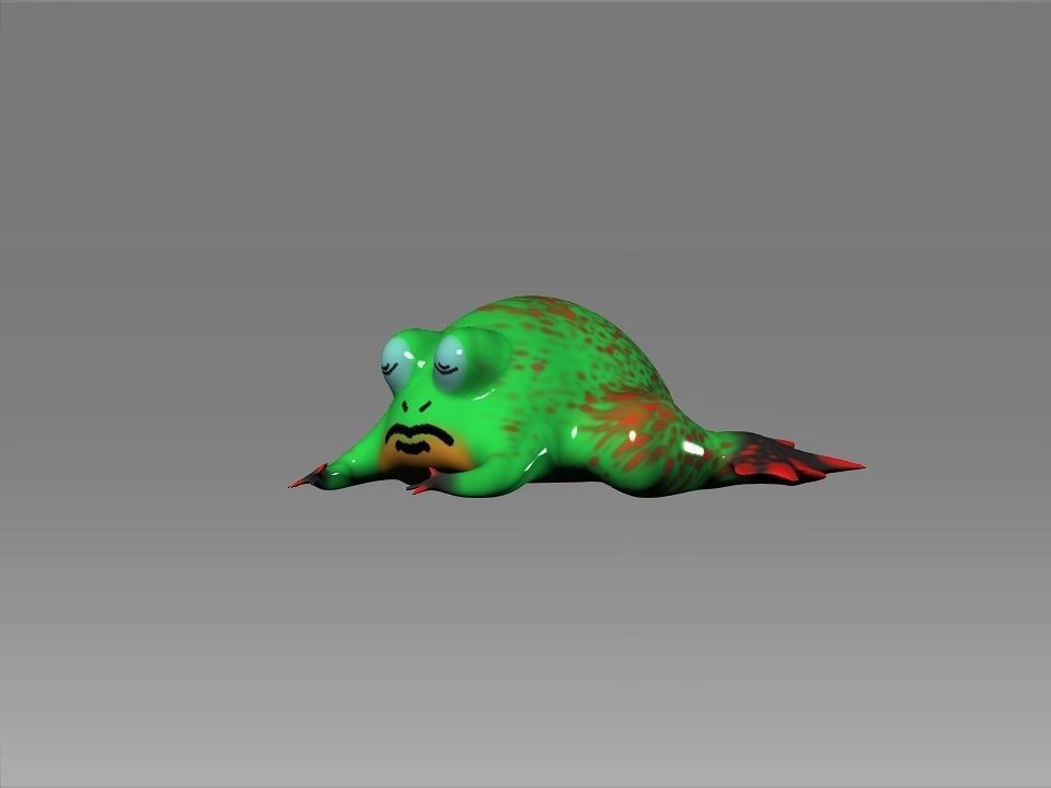 Beast toys decoration Low-poly 3D model_26