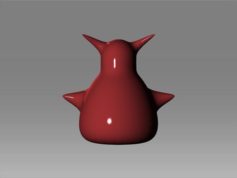 Beast toys decoration Low-poly 3D model_2