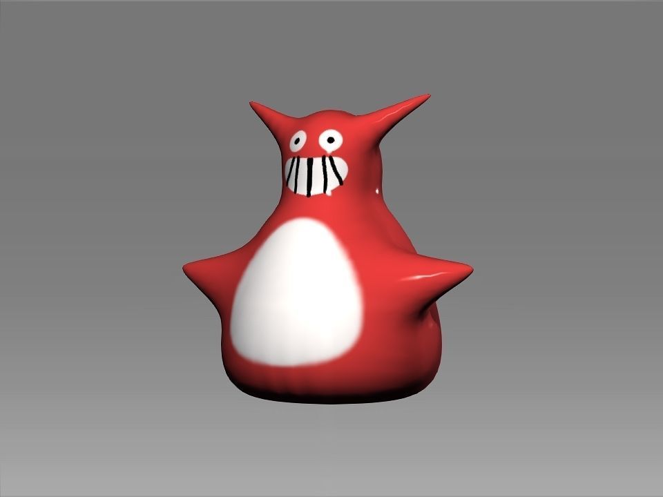 Beast toys decoration Low-poly 3D model_23