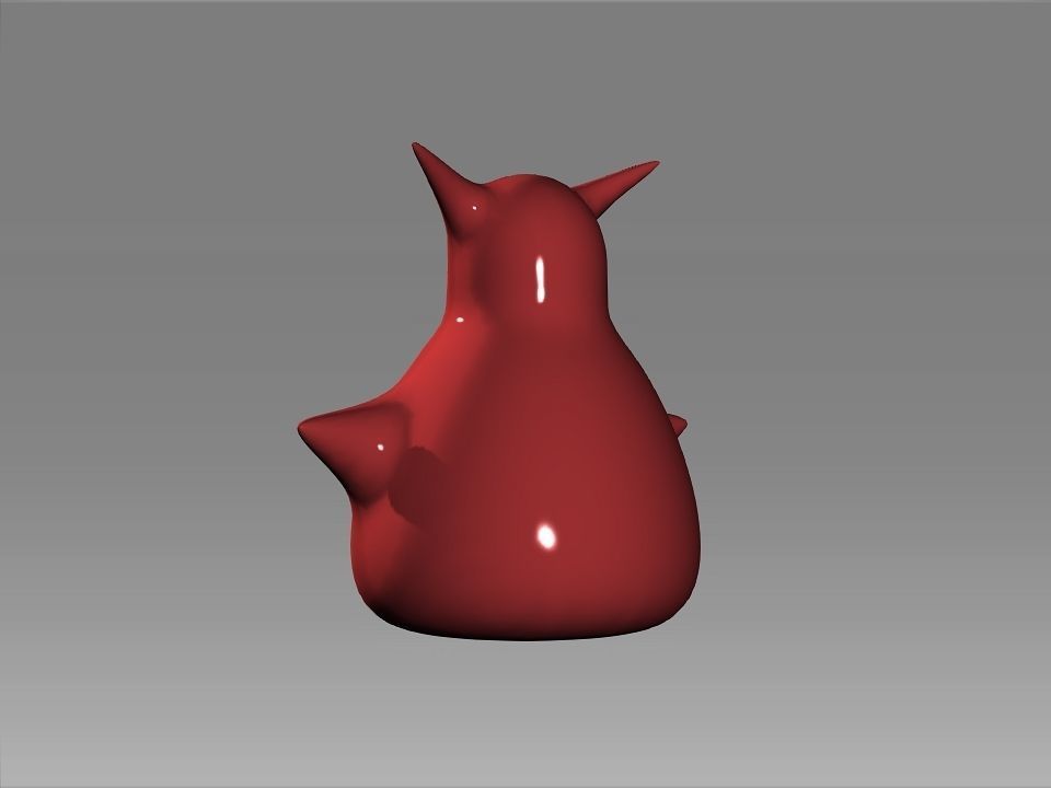 Beast toys decoration Low-poly 3D model_43