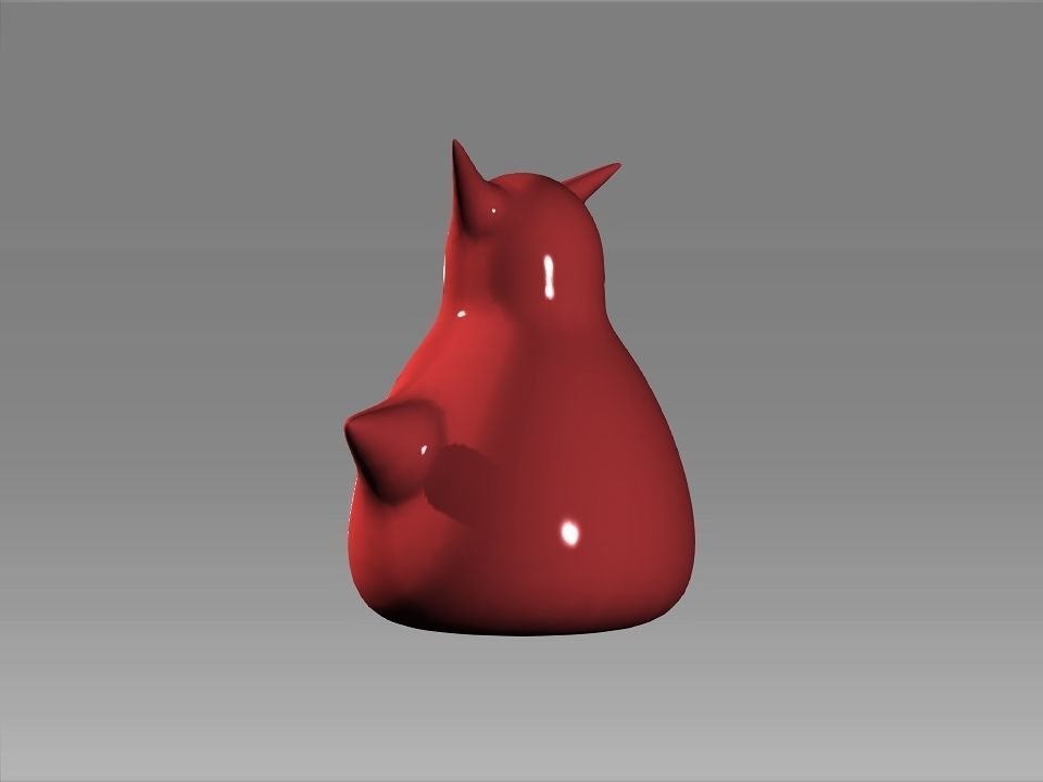 Beast toys decoration Low-poly 3D model_42