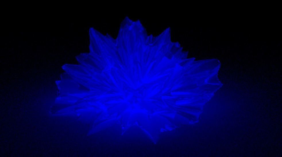 Glowing Crystal Low-poly 3D model_1