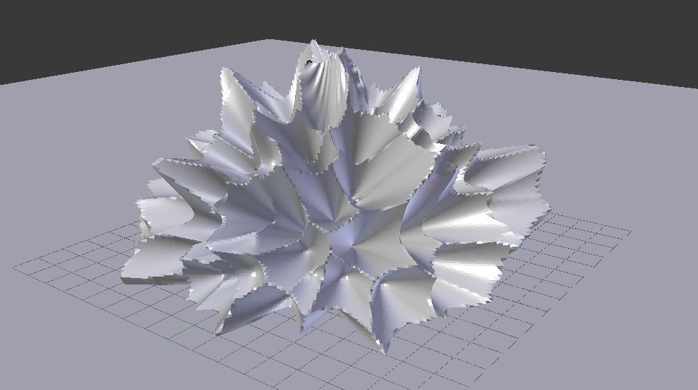 Glowing Crystal Low-poly 3D model_3