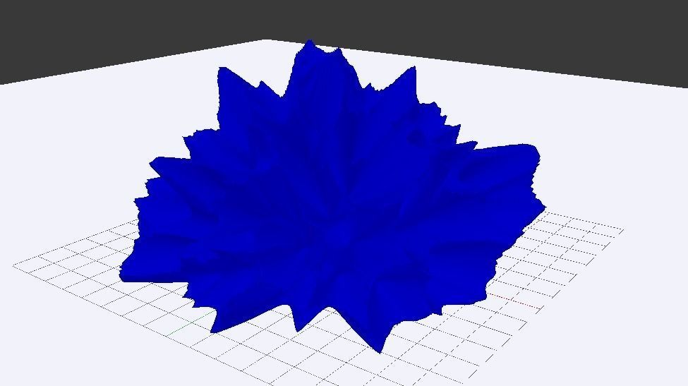 Glowing Crystal Low-poly 3D model_2