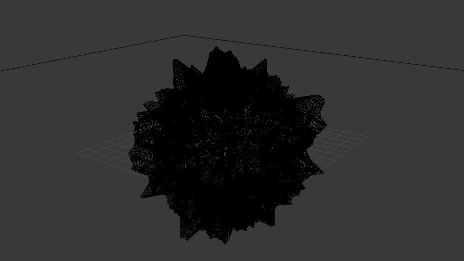 Glowing Crystal Low-poly 3D model_4