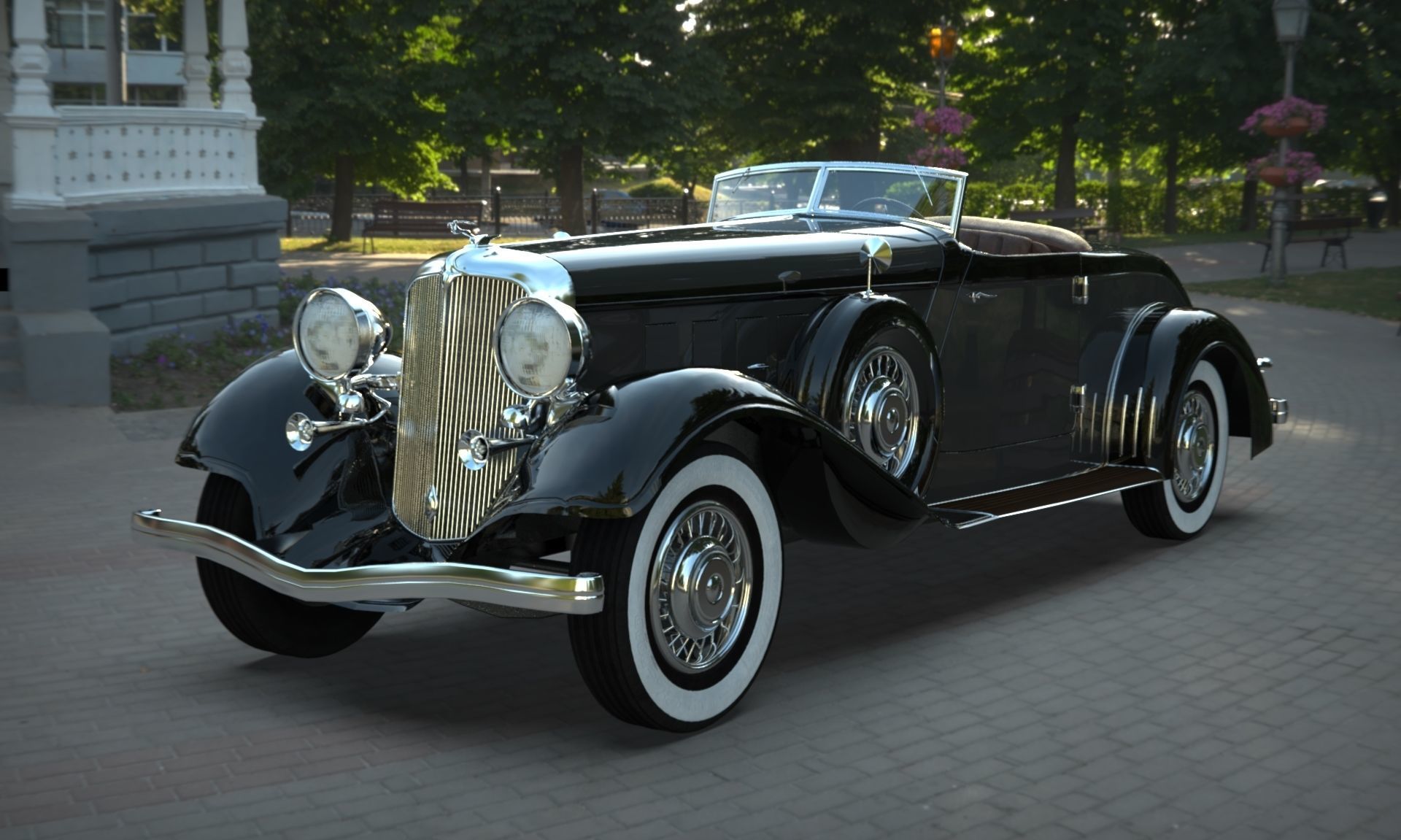 Chrysler Imperial 1932 Blender 2 81 3D Moldel 3D model_3