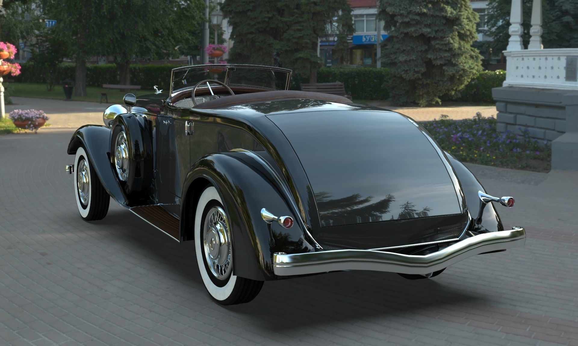 Chrysler Imperial 1932 Blender 2 81 3D Moldel 3D model_4