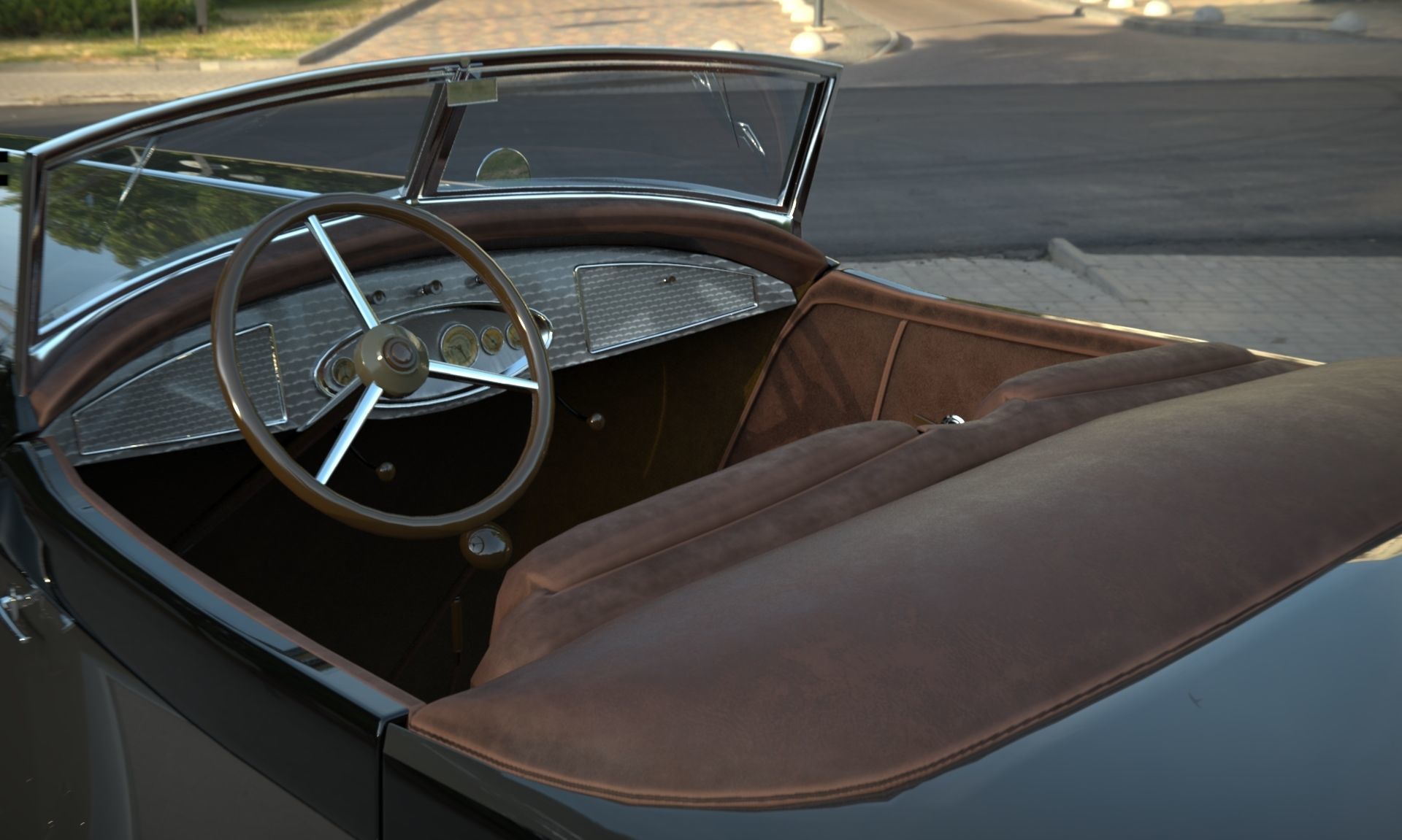 Chrysler Imperial 1932 Blender 2 81 3D Moldel 3D model_9