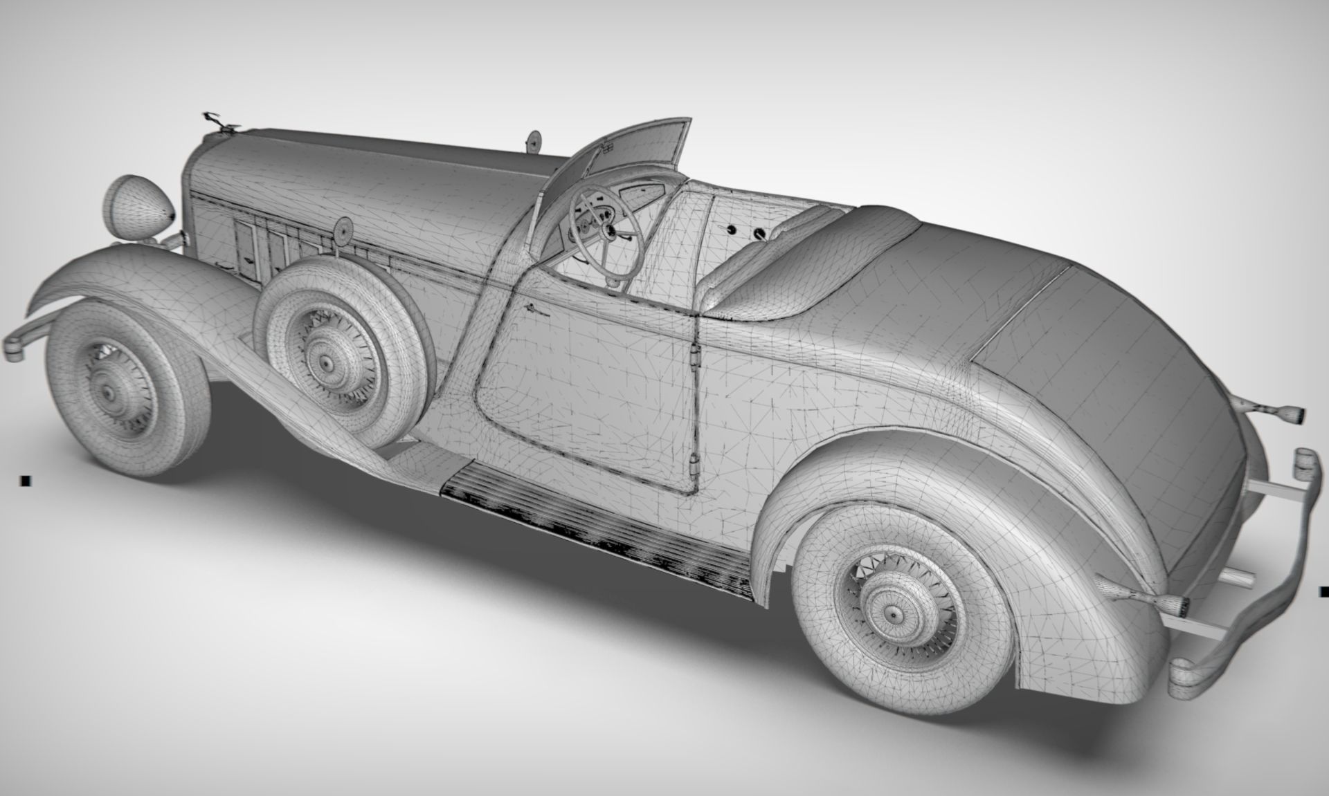Chrysler Imperial 1932 Blender 2 81 3D Moldel 3D model_17