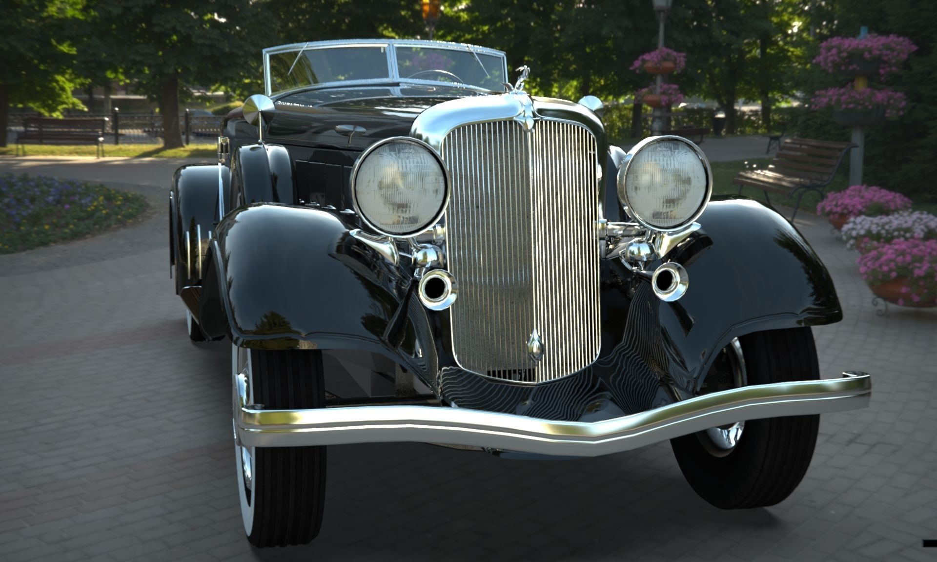 Chrysler Imperial 1932 Blender 2 81 3D Moldel 3D model_2