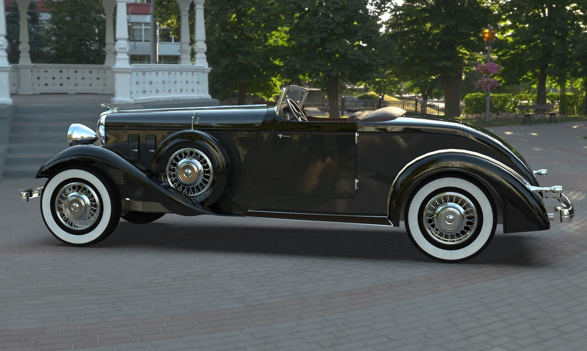 Chrysler Imperial 1932 Blender 2 81 3D Moldel 3D model_5