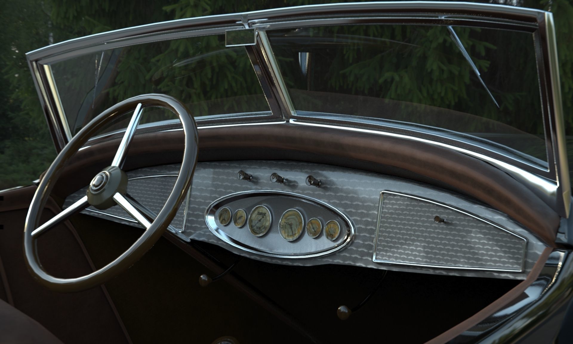 Chrysler Imperial 1932 Blender 2 81 3D Moldel 3D model_10